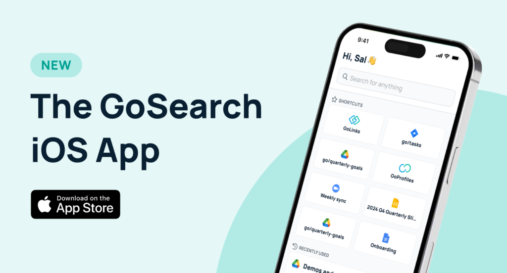 The GoSearch Mobile App: Enterprise Search On the Go
