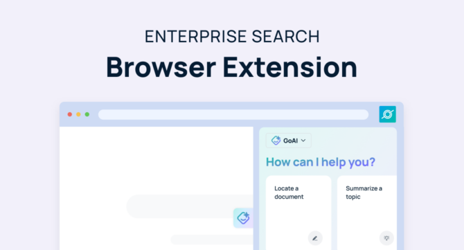 Enterprise Search Browser Extension: AI Agent from Anywhere