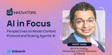 Portrait of Mudit Garg, SVP of AI Strategy at Yellow.ai, sharing insights on AI innovation and agentic architecture.