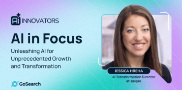 Portrait of Jessica Hreha, AI Transformation Director at Jasper, sharing insights on AI-driven marketing transformation and enterprise enablement.