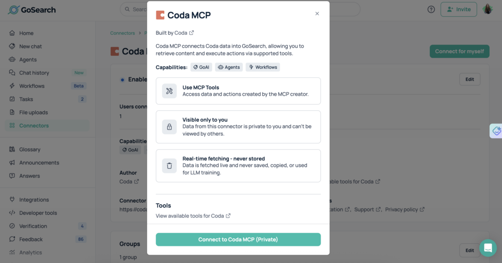 GoSearch Coda MCP Server