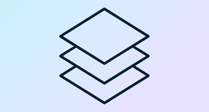 Stacked layers icon representing enterprise context layer infrastructure