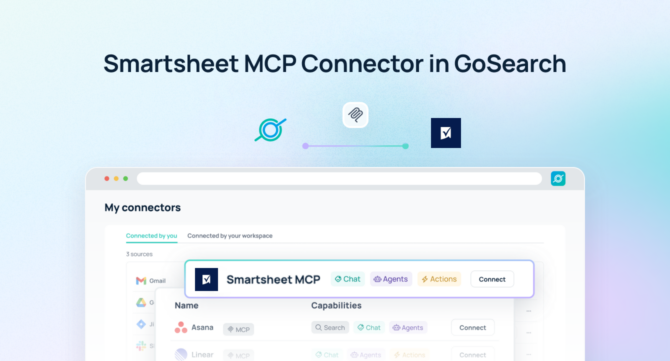 Visual: Smartsheet MCP server enables AI agents to access project management data, automate workflows, and connect enterprise systems